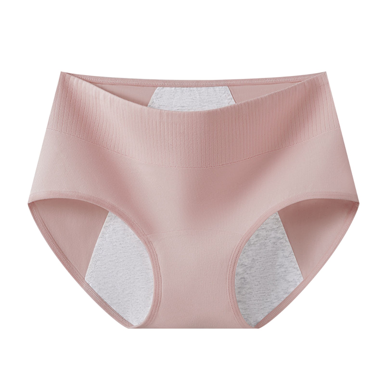 thumbnail image 4 of Braguitas menstruales impermeables de 4 capas para mujer - Braguitas de bikini de cintura alta para flujo ligero - Negro, tallas M-XXL, 4 of 4